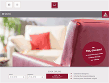 Tablet Screenshot of hotelmonika.de